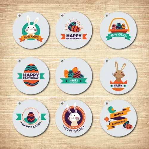 Kit 40 Tags / Páscoa / 4,5cm