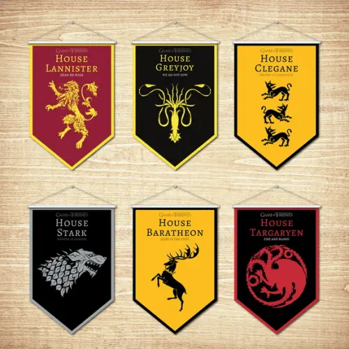 Kit 6 Banners / Game Of Thrones (40x60)