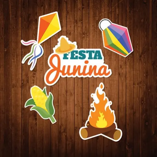 Kit Adesivo Festa Junina Corte Especial