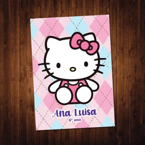 Kit Adesivo Hello Kitty Capa de Caderno
