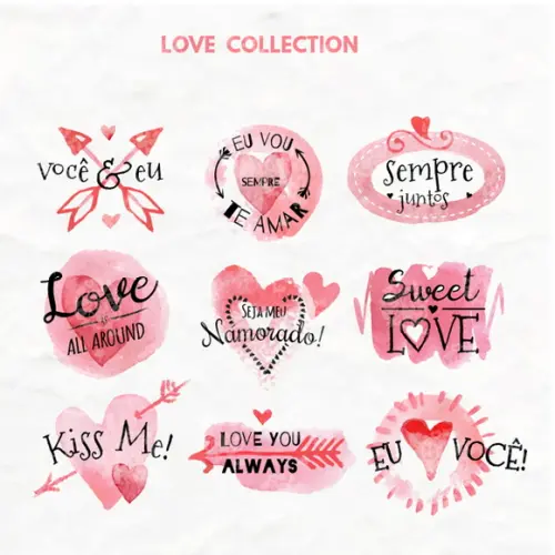 Kit Arquivo Digital / Love Collection