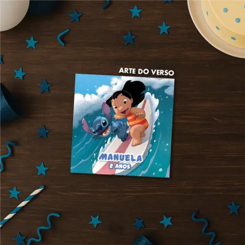 Lilo e Stitch / Jogo da Memória / 8 Pares / Acrílico