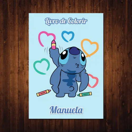 Lilo e Stitch / Livro de Colorir / 15x21cm