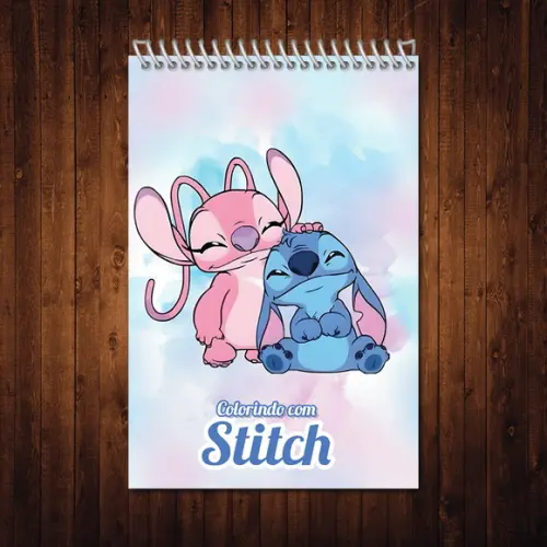Lilo e Stitch / Livro de Colorir / Estilo Bobbie Goods