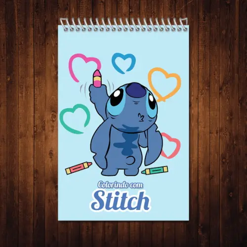Lilo e Stitch / Livro de Colorir / Estilo Bobbie Goods