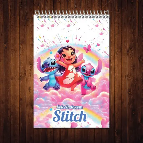 Lilo e Stitch / Livro de Colorir / Estilo Bobbie Goods