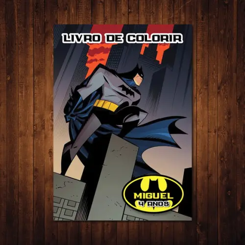 Livro de Colorir / Batman / 10x15cm
