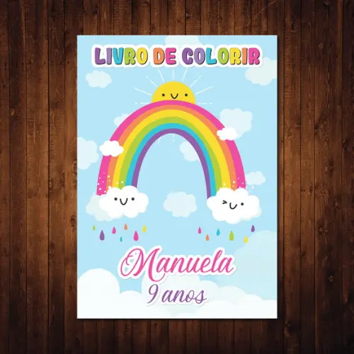 Livro de Colorir / Chuva de Bênçãos / 15x21cm