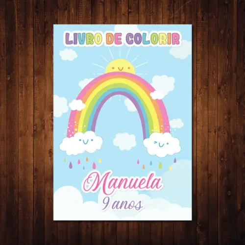 Livro de Colorir / Chuva de Bênçãos Baby / 10x15cm
