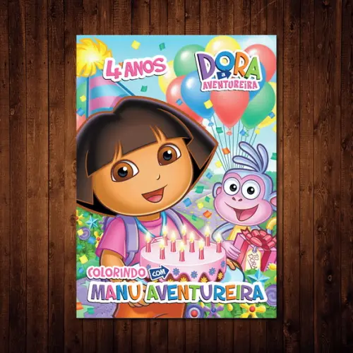 Livro de Colorir / Dora a Aventureira (10x15cm)