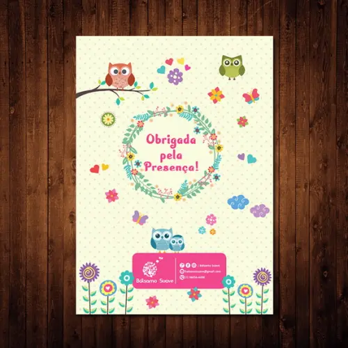 Livro de Colorir / Corujinhas (Giz de Cera)