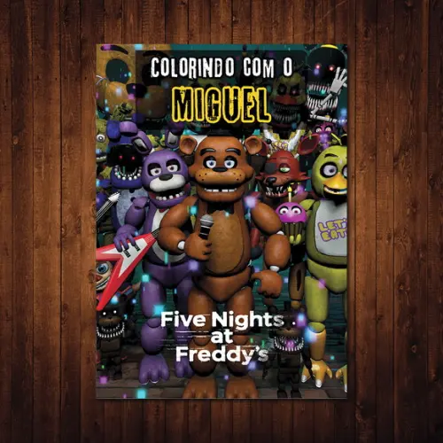 Livro de Colorir / Five Nights at Freddy's / 10x15cm