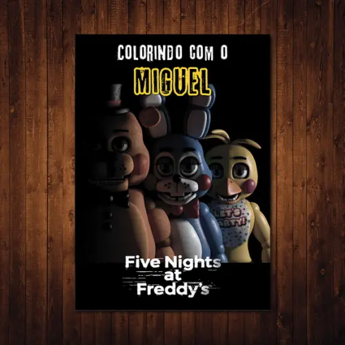 Livro de Colorir / Five Nights at Freddy's / 15x21cm