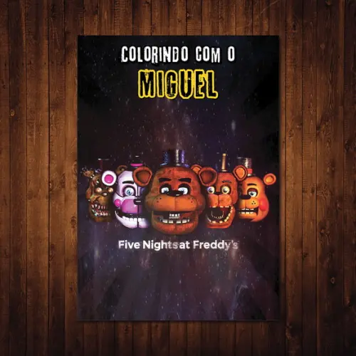 Livro de Colorir / Five Nights at Freddy's / 15x21cm