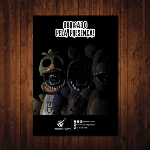 Livro de Colorir / Five Nights at Freddy's / Lápis de Cor