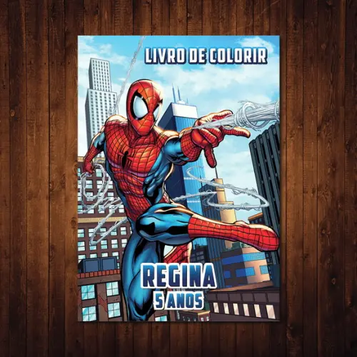 Livro de Colorir / Homem-aranha / 15x21cm