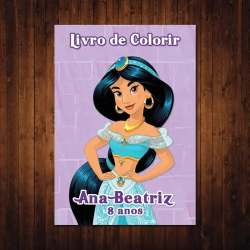 Livro de Colorir / Jasmine / 15x21cm