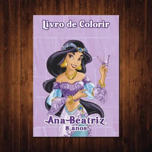 Livro de Colorir / Jasmine / 15x21cm