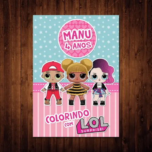 Livro de Colorir / Lol Surprise