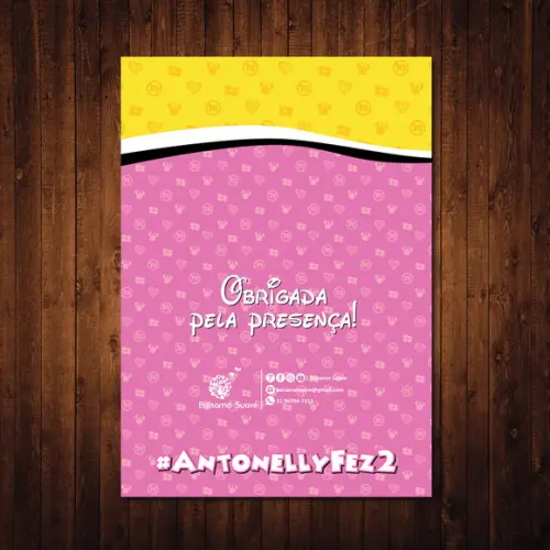 Livro de Colorir / Minnie Baby Rosa / 15x21cm