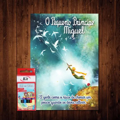 Livro de Colorir / o Pequeno Príncipe (giz de Cera)