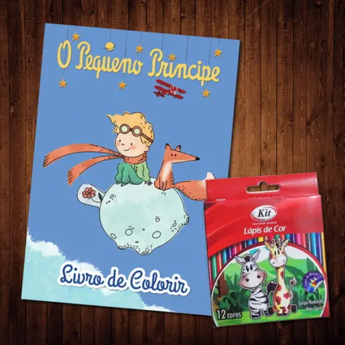 Livro de Colorir / O Pequeno Príncipe (Lápis de Cor)