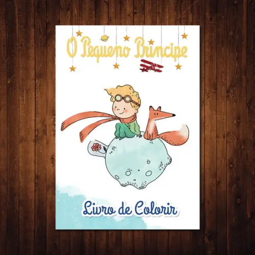 Livro de Colorir / o Pequeno Príncipe / 10x15