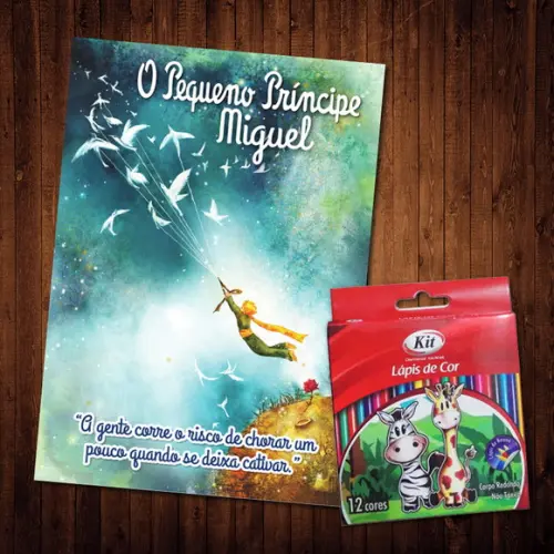 Livro de Colorir / O Pequeno Príncipe (Lápis de Cor)