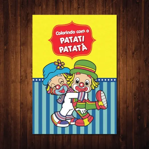 Livro de Colorir / Patati Patatá / 15x21cm / 12 Ilustrações