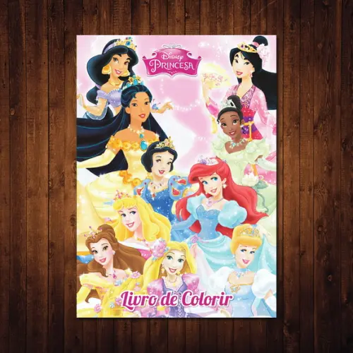 Livro de Colorir / Princesas / 15x21cm