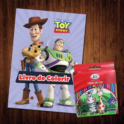 Livro De Colorir / Toy Story (lápis De Cor)