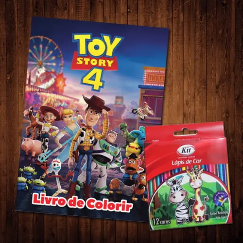 Livro De Colorir / Toy Story (lápis De Cor)