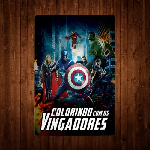 Livro de Colorir / Vingadores / 15x21cm