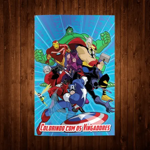 Livro de Colorir / Vingadores / 15x21cm