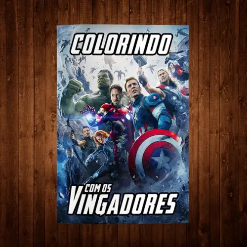 Livro de Colorir / Vingadores / 15x21cm