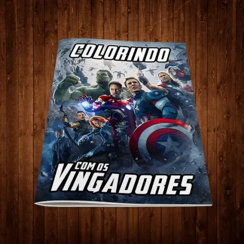 Livro de Colorir / Vingadores / 15x21cm