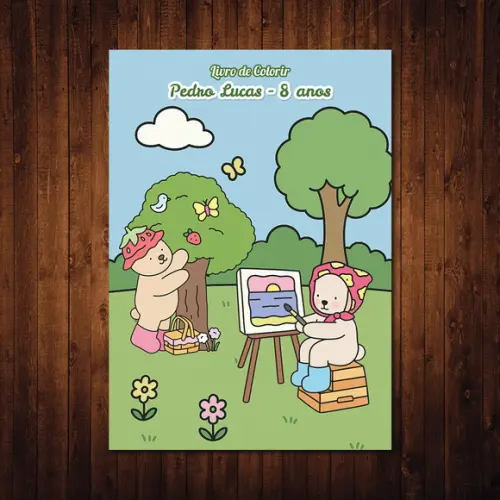 Livro de Colorir Bobbie Goods 15x21cm 12 Desenhos