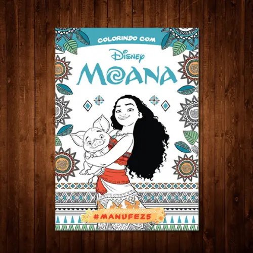 Livro de Colorir da Moana