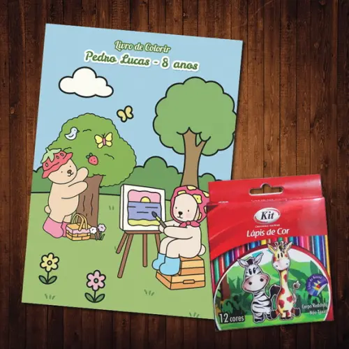 Livro de Colorir Bobbie Goods 15x21cm Lapis de Cor