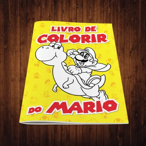 Livro de Colorir do Mario