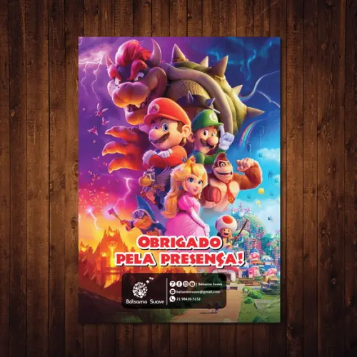 Livro de Colorir do Mario / 15x21cm / 12 Desenhos