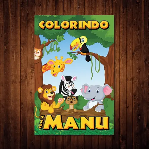 Livro de Colorir Floresta