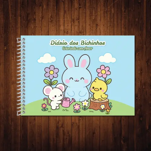 Livro de Colorir Fofinhos Goods Espiral A5