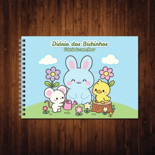 Livro de Colorir Fofinhos Goods Wire-o