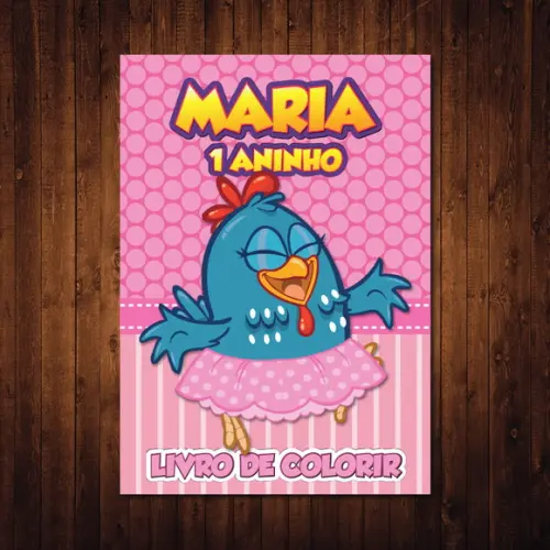Livro de Colorir Galinha Pintadinha (15x21cm)