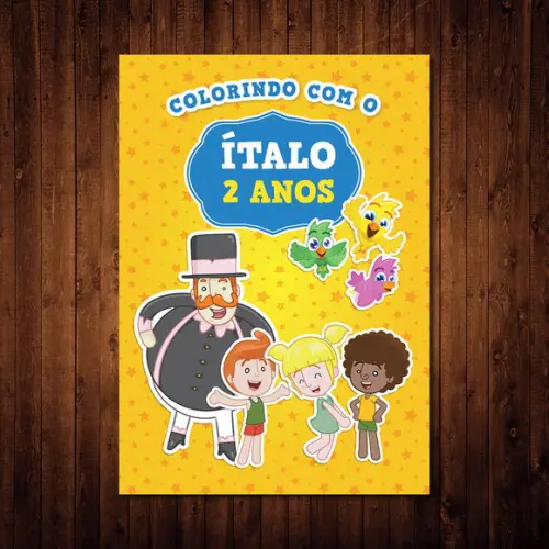 Livro de Colorir Mundo Bita (15x21cm)