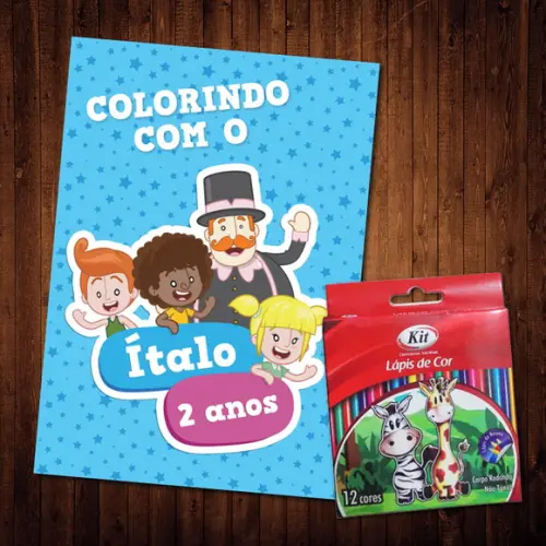 Livro de Colorir Mundo Bita (Lápis de Cor)