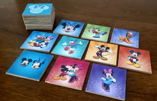 Minnie e Mickey / Jogo da Memória / 10 Pares / Organza