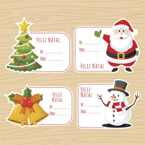 Natal / Kit 50 Adesivos