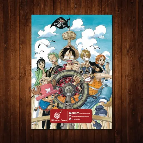 One Piece / Livro de Colorir / 10x15cm / 12 Desenhos